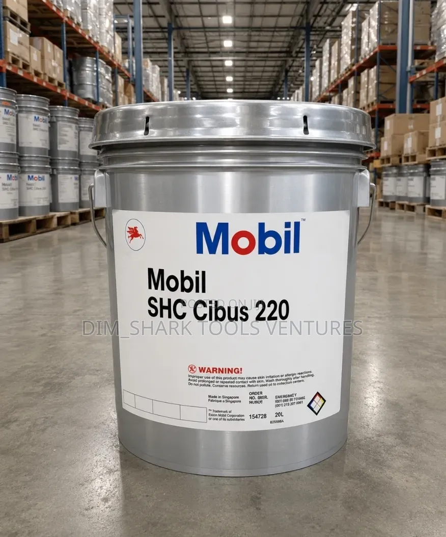 20-Litre Mobil SHC Cibus 220 Synthetic a Food-Grade Lubricant
