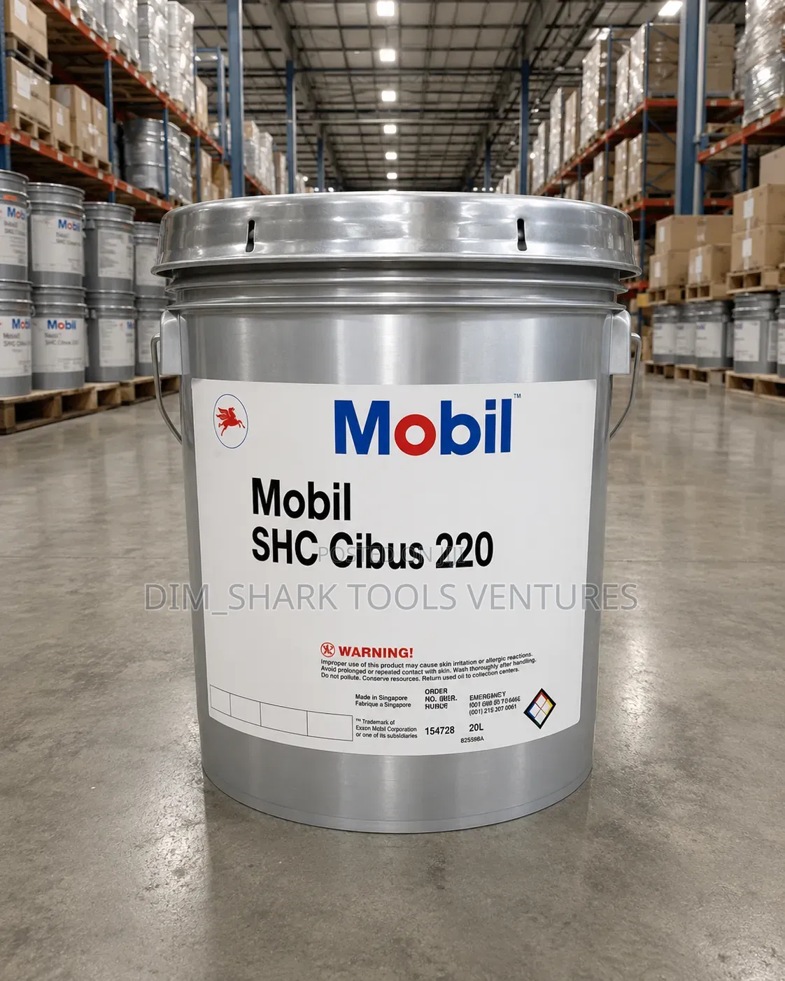 20-Litre Mobil SHC Cibus 220 Synthetic a Food-Grade Lubricant