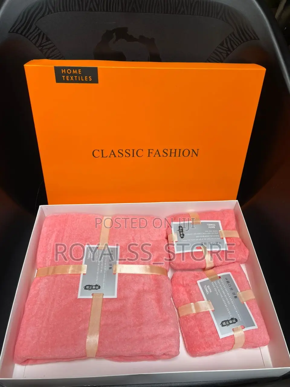 3in1 Coral Fleece Towel Gift Set With Box