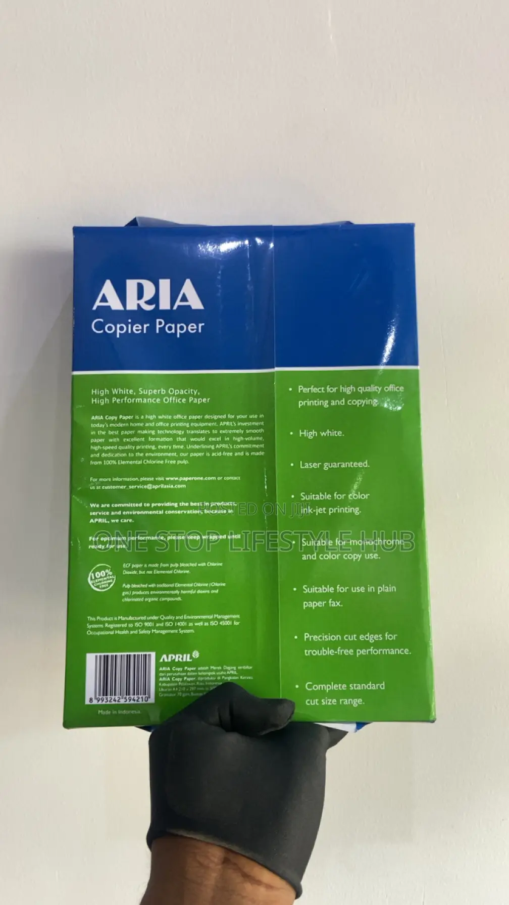 Aria A4 Printing Photocopy Paper | 70g, 500 Sheets Ream