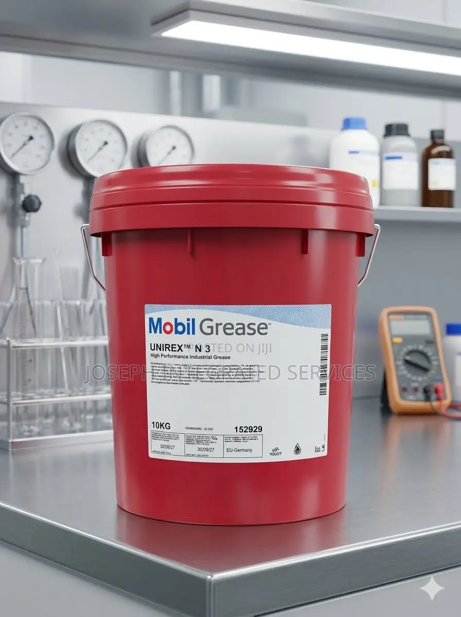 Mobil Grease Unirex N 3, Lithium-Complex Industrial Grease.