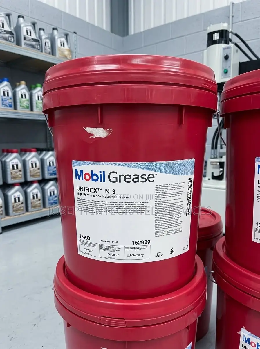 Mobil Grease Unirex N 3, Lithium-Complex Industrial Grease.