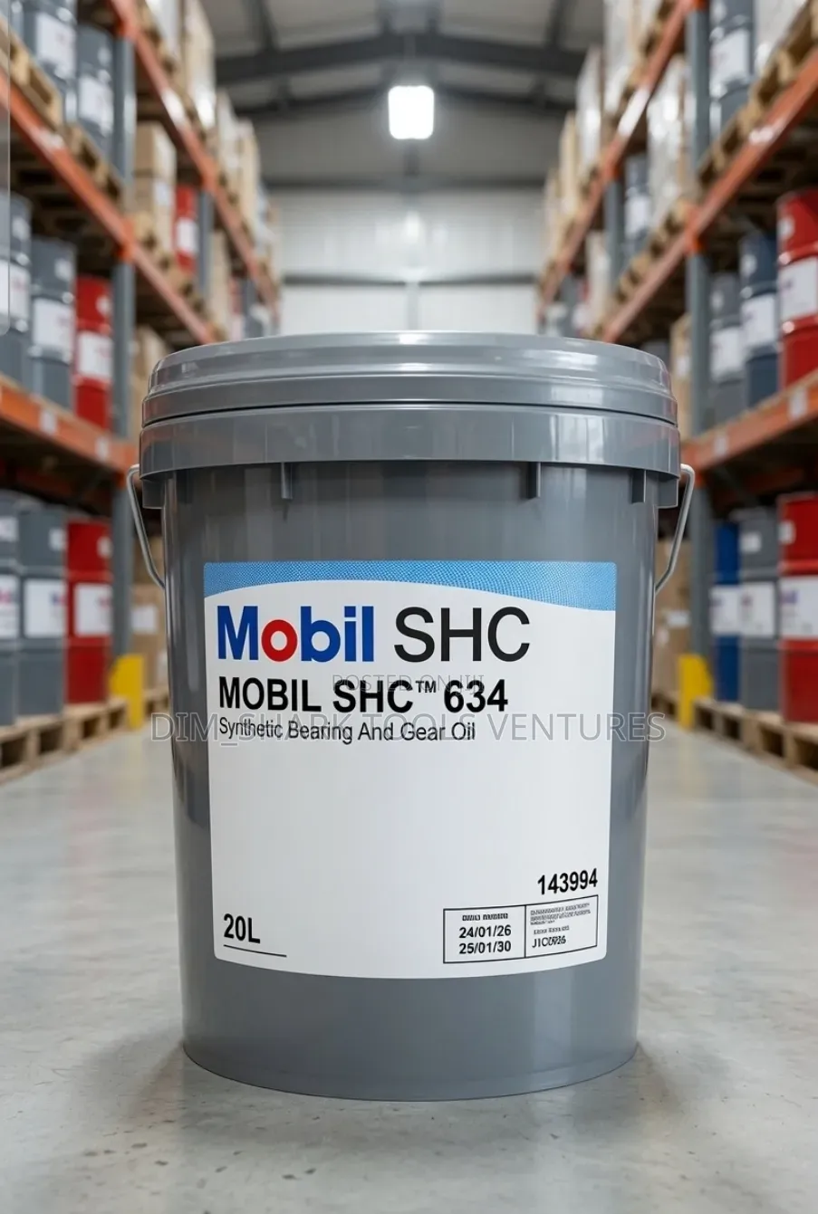 20-Litre(Mobil SHC 634)high-Performance Synthetic Bearing/Gear Oil