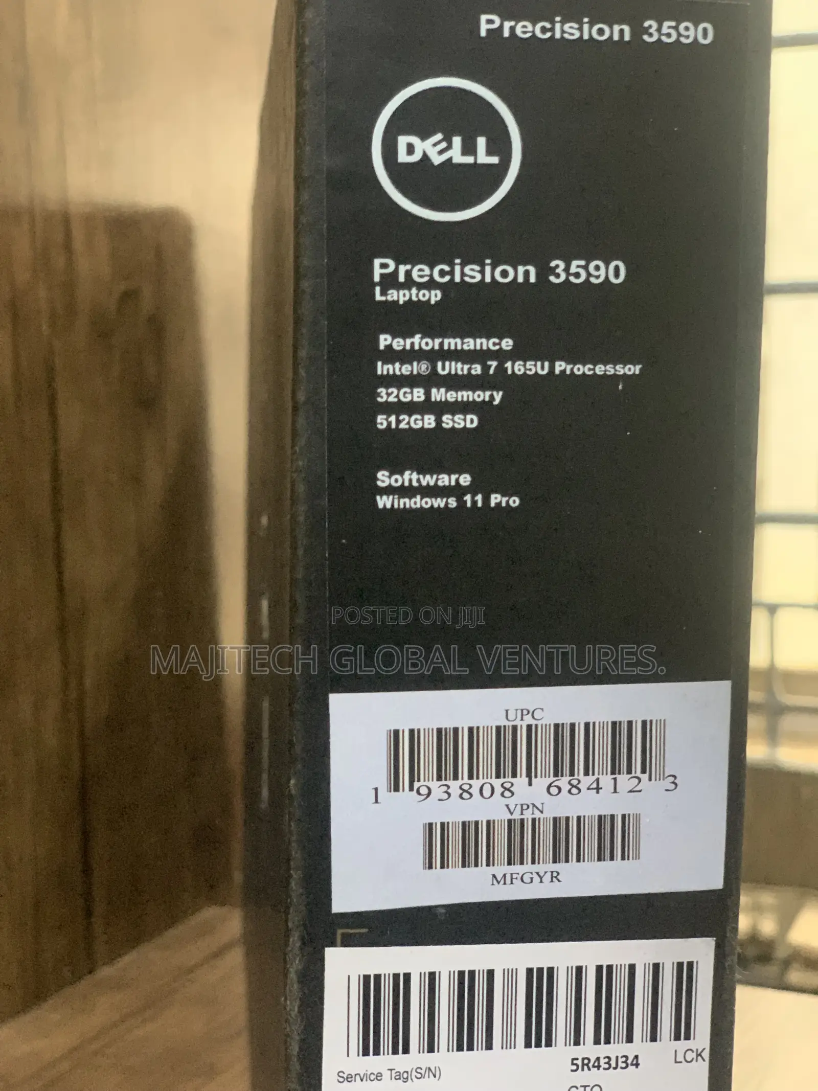 New Laptop Dell Precision 3590 32GB Intel Core Ultra 7 SSD 512GB