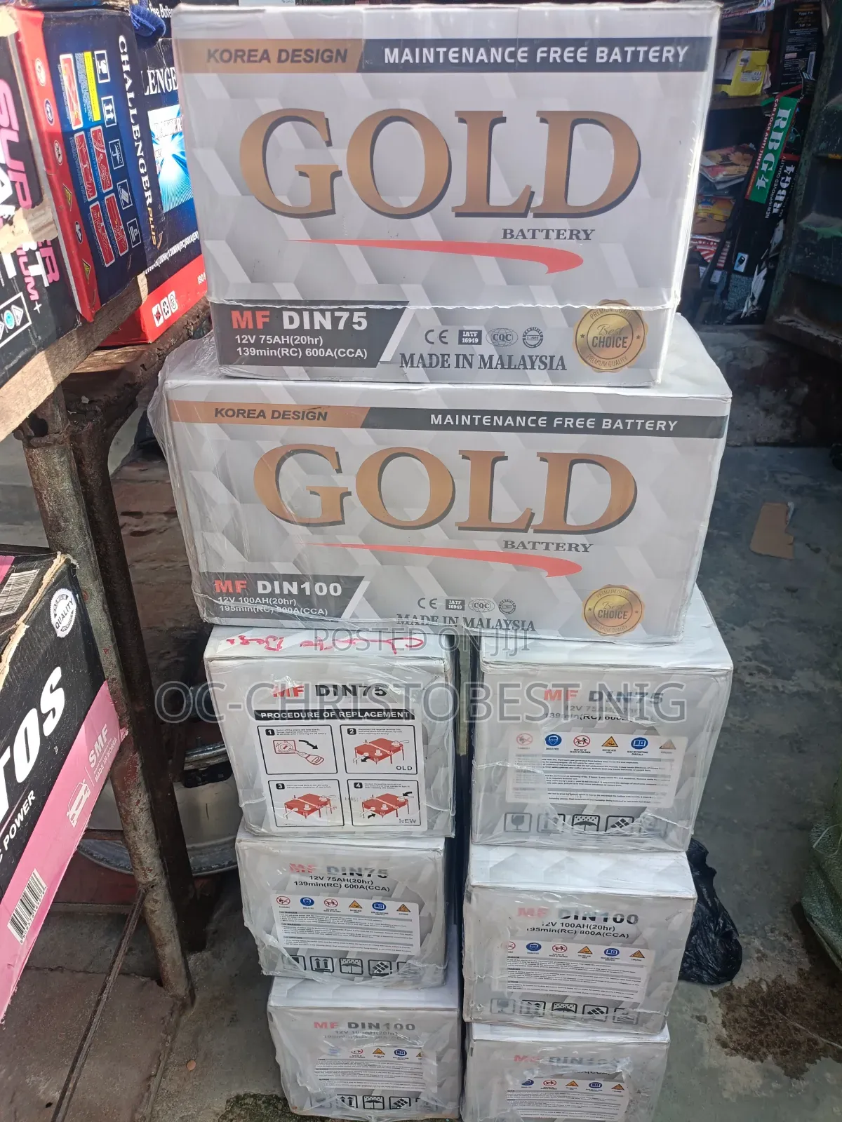 Premium Gold Battery