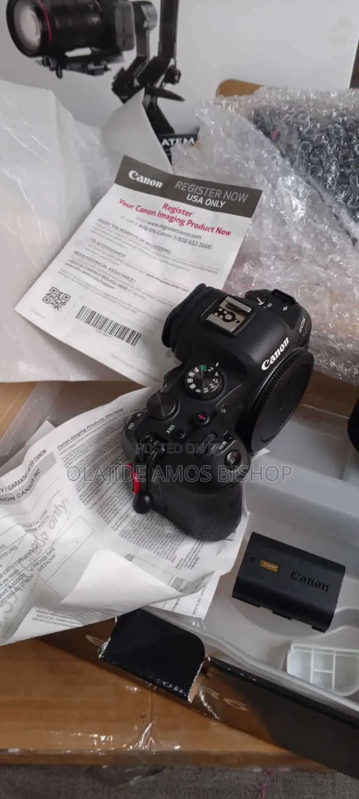 Canon EOS R6 Open Box