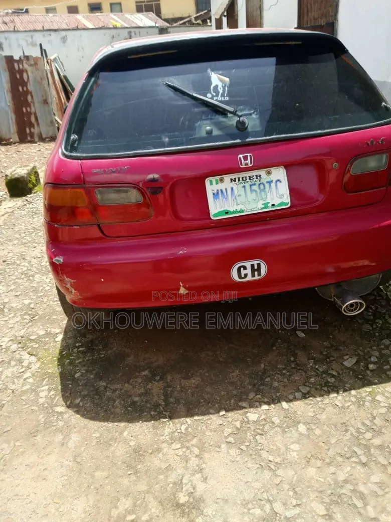 Honda Civic 1992 Red