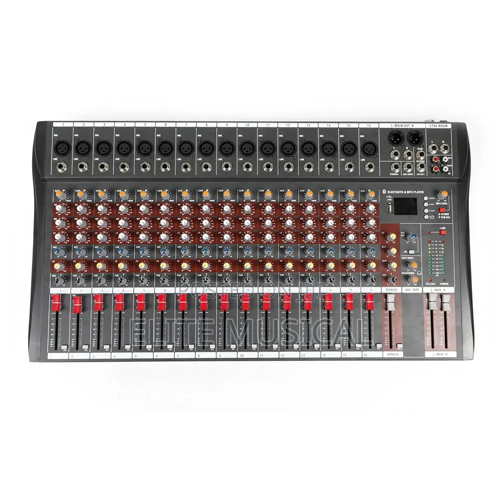 Professional 16-Channel Audio Mixing Console
