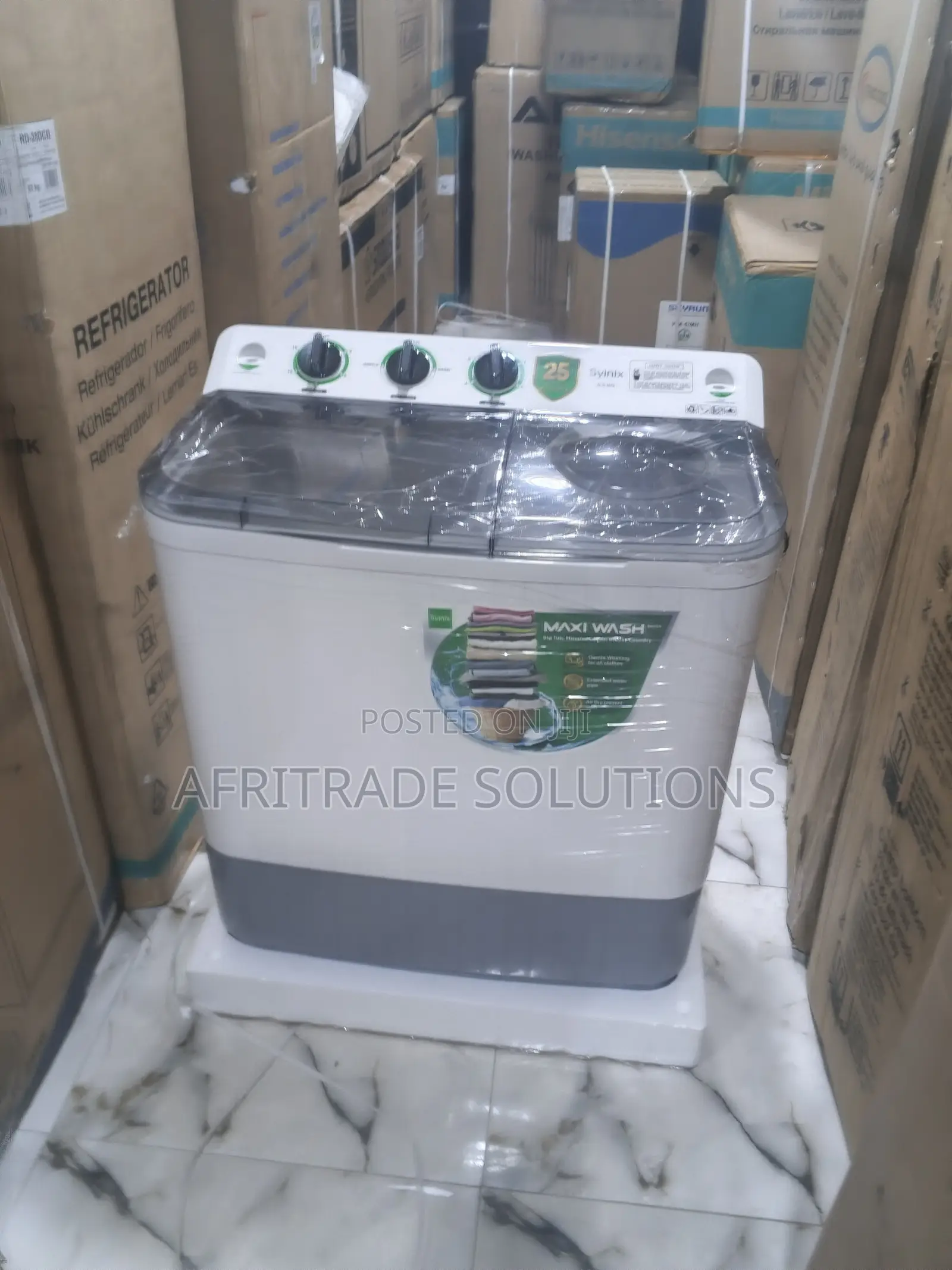 Syinix 8.5KG Manual Washing Machine – Powerful Cleaning