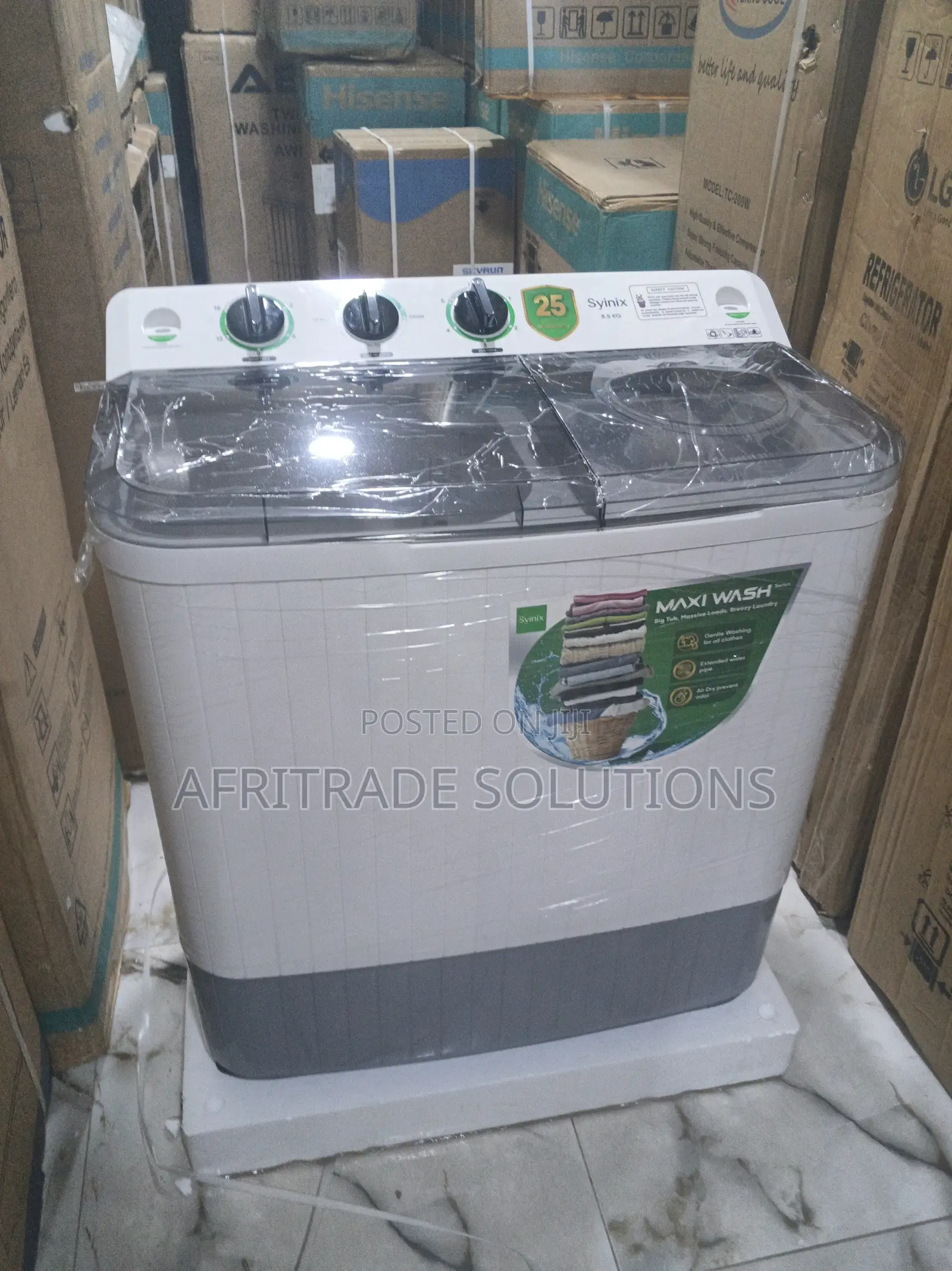 Syinix 8.5KG Semi-Automatic Manual Washer