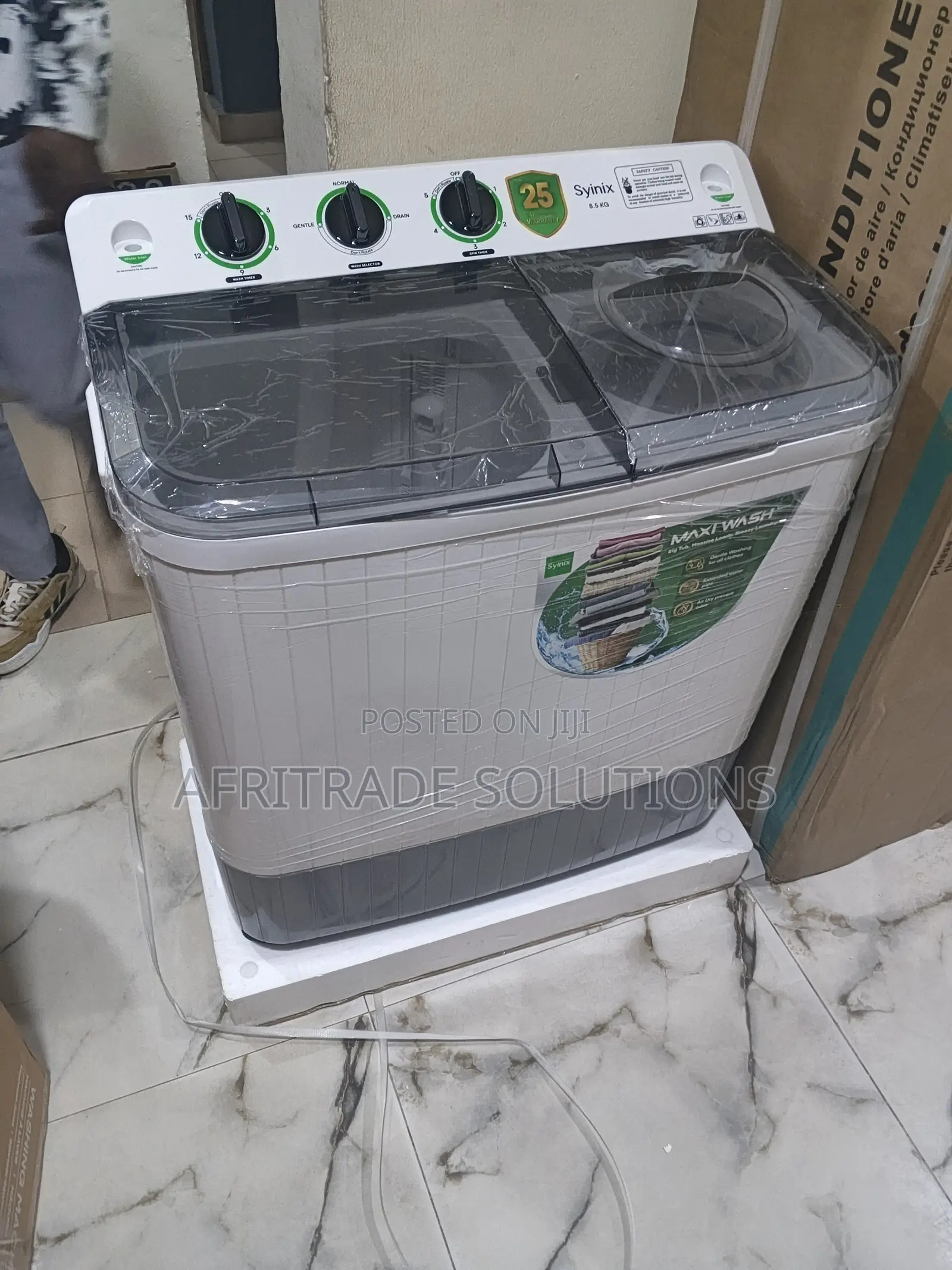 Syinix 8.5KG Manual Washer for Family Laundry
