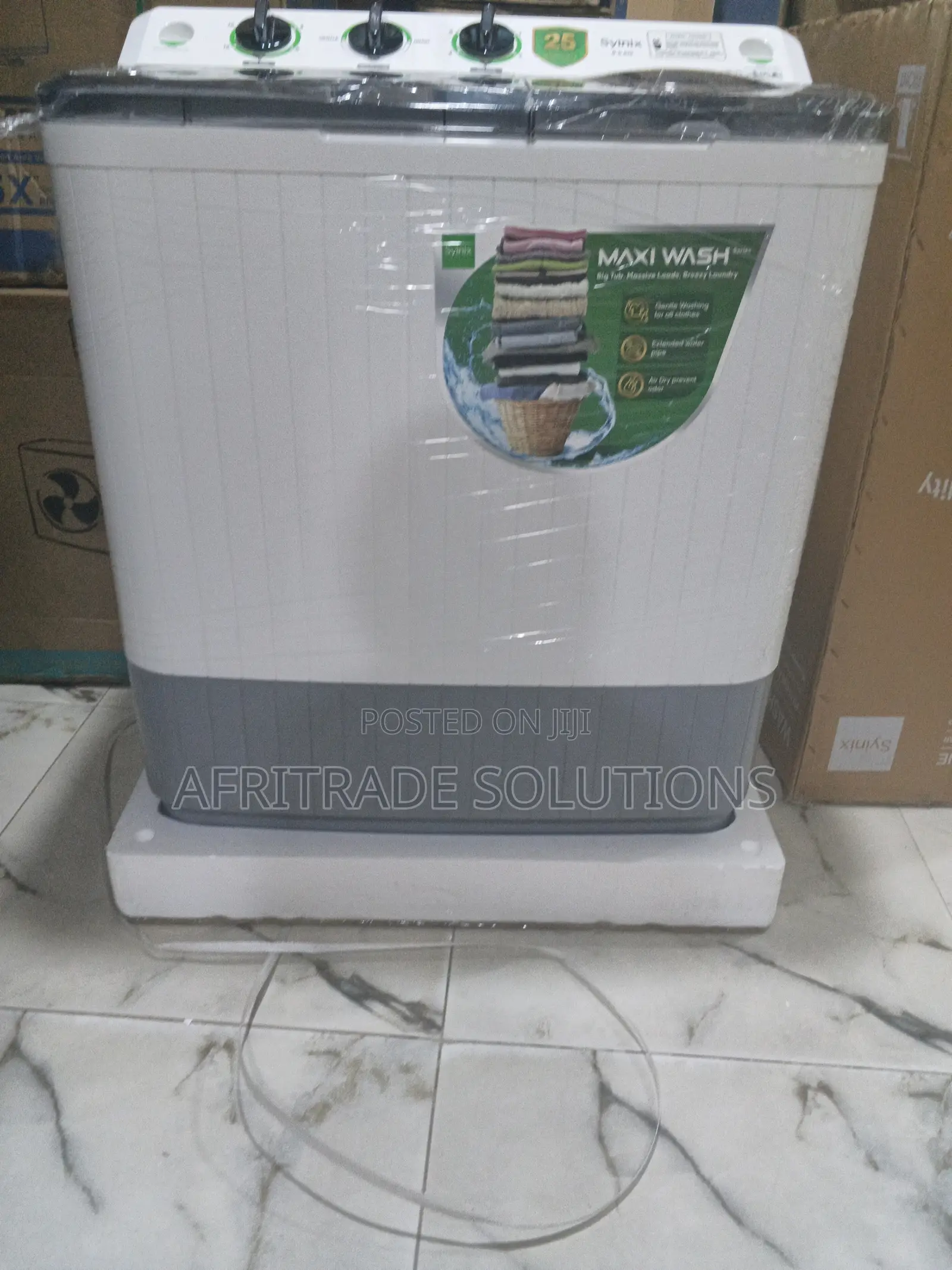 Syinix 8.5KG Twin Tub Washer – Convenient Laundry Care