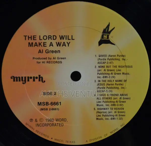 Al Green – The Lord Will Make a Way