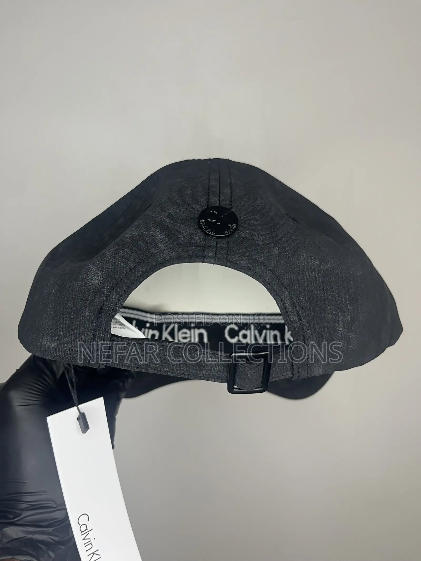 Designer Face Cap - Black