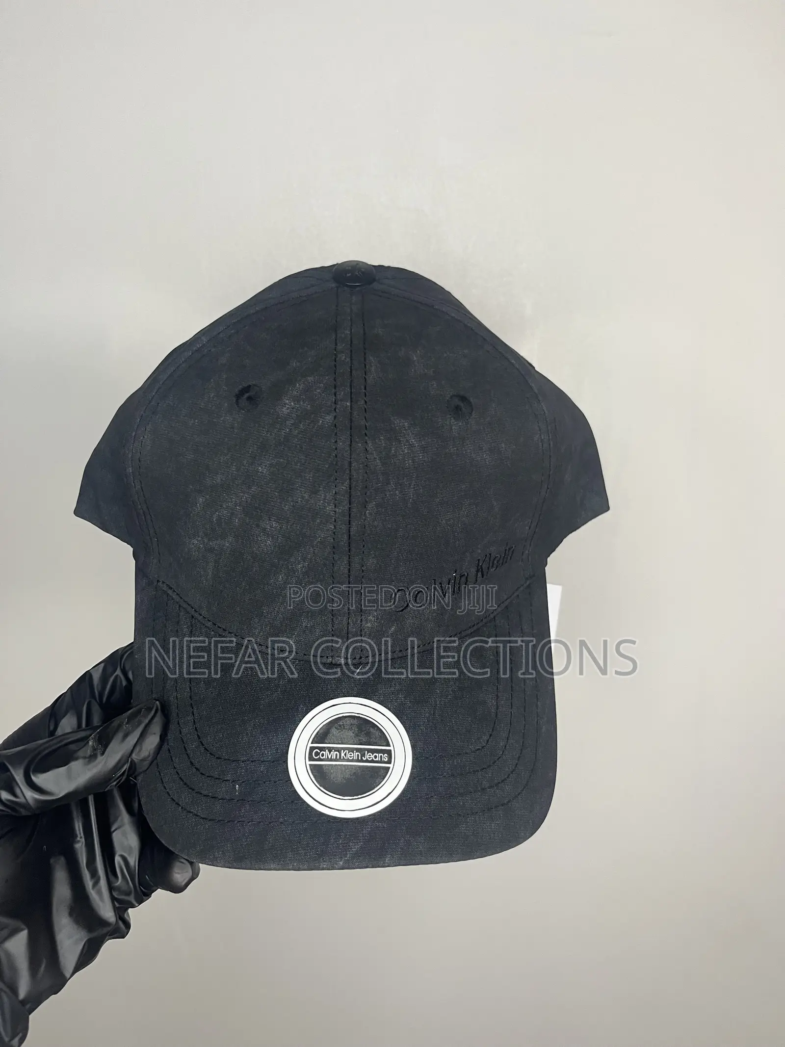 Designer Face Cap - Black