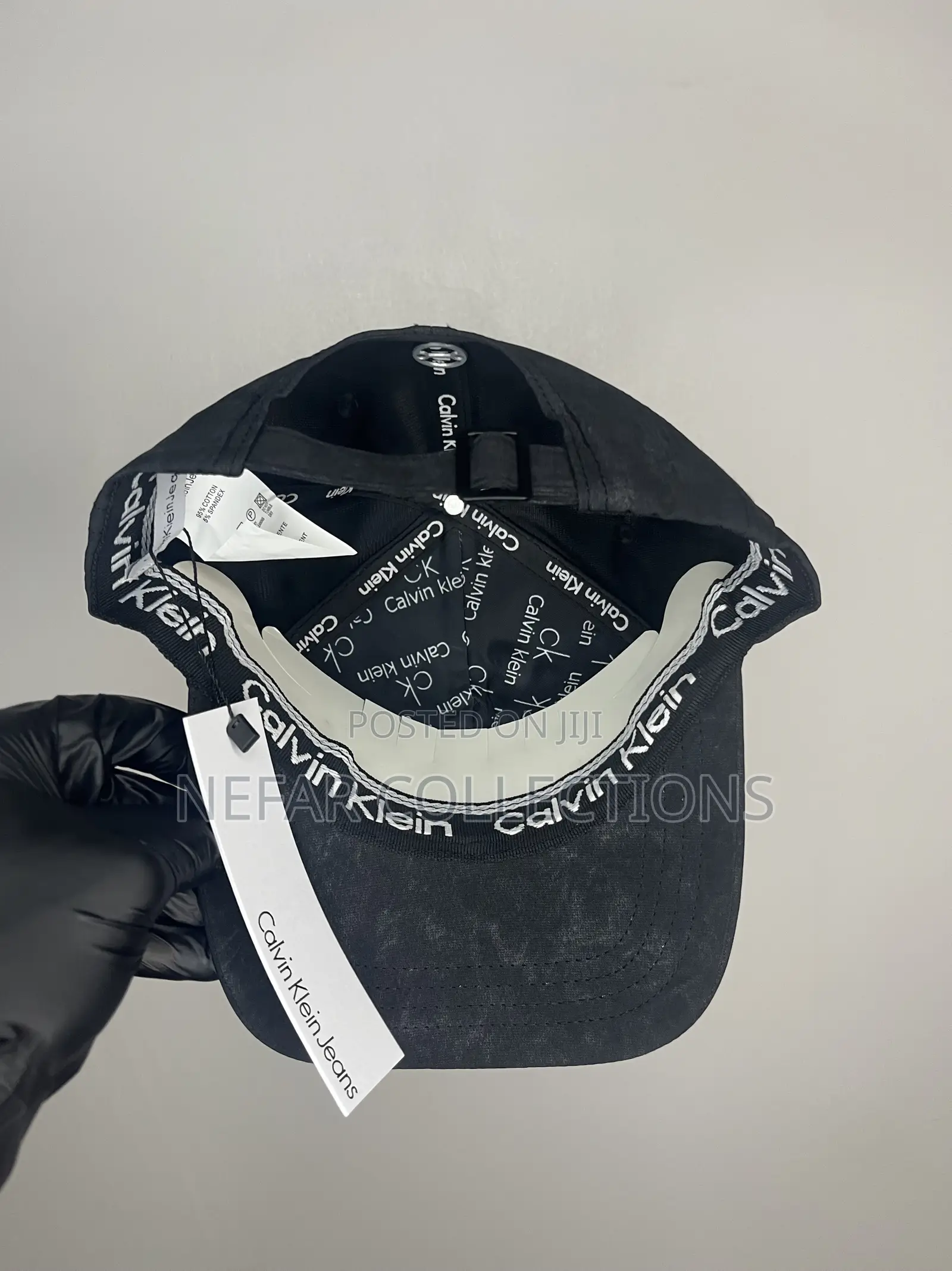Designer Face Cap - Black
