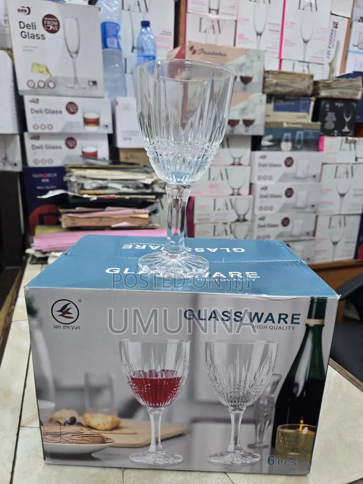 6pc Glass Ware High Quality