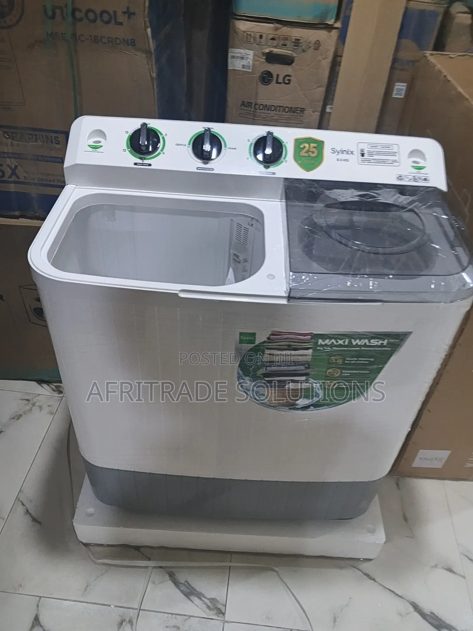 Syinix 8.5KG Washing Machine – Large Load Capacity