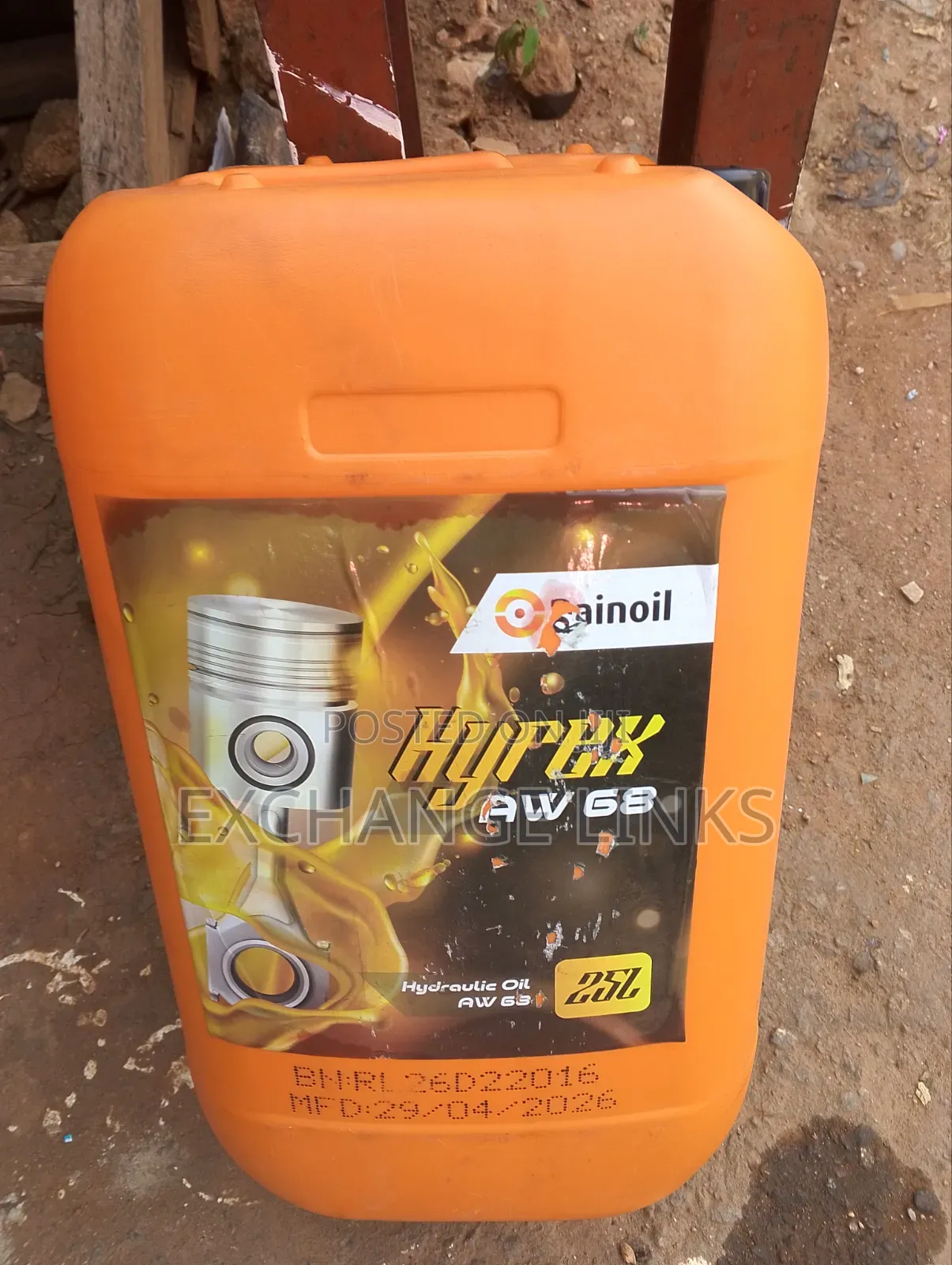 Rain Oil 25L Hydraulic Hyrex