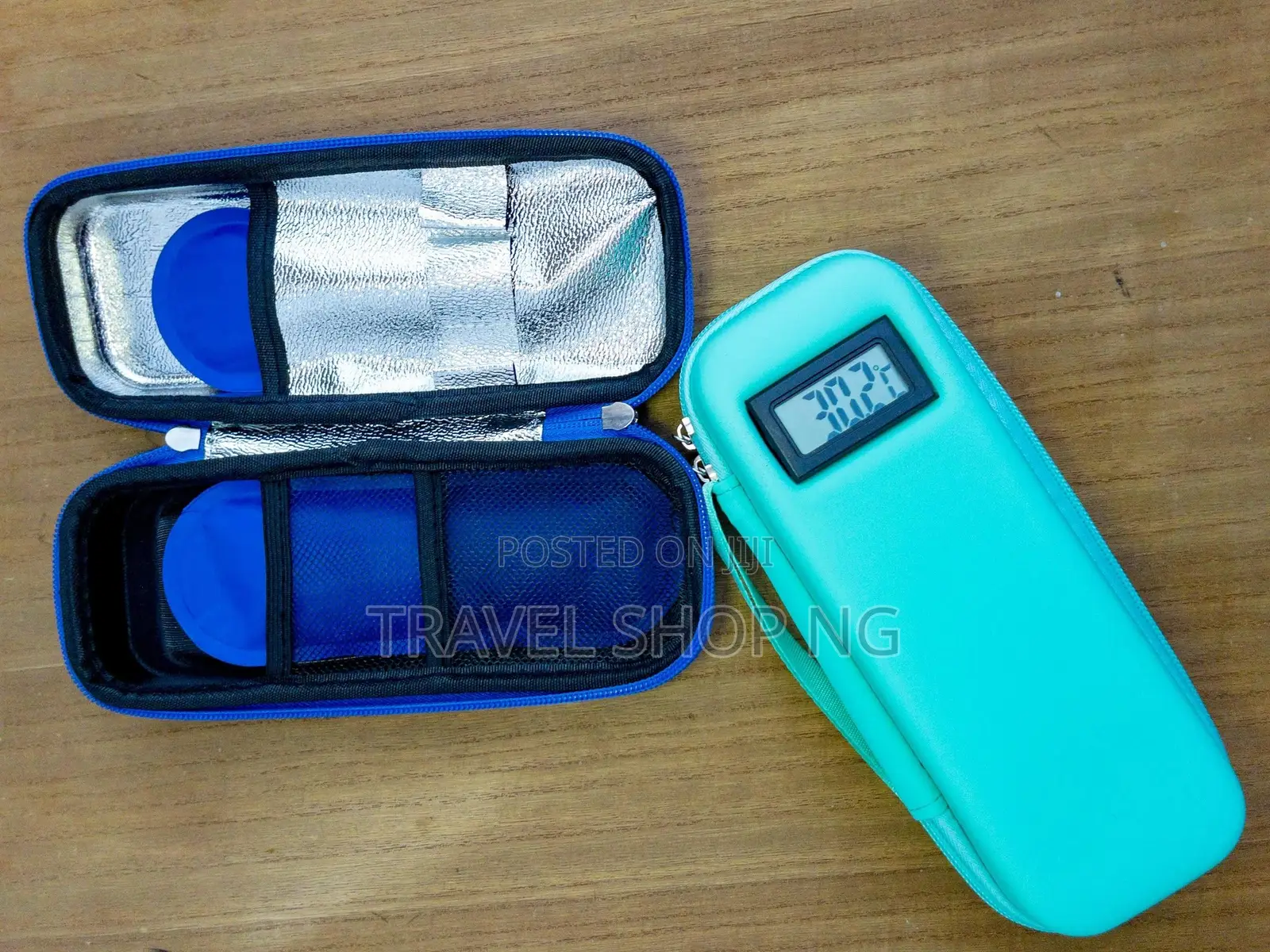 Insulin Travel Case With Ice Pack Temperature Display
