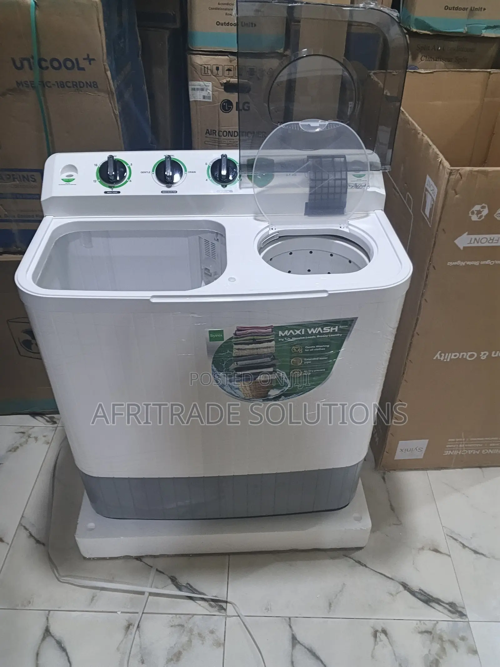 Syinix 8.5KG Washing Machine – Strong Washing Power