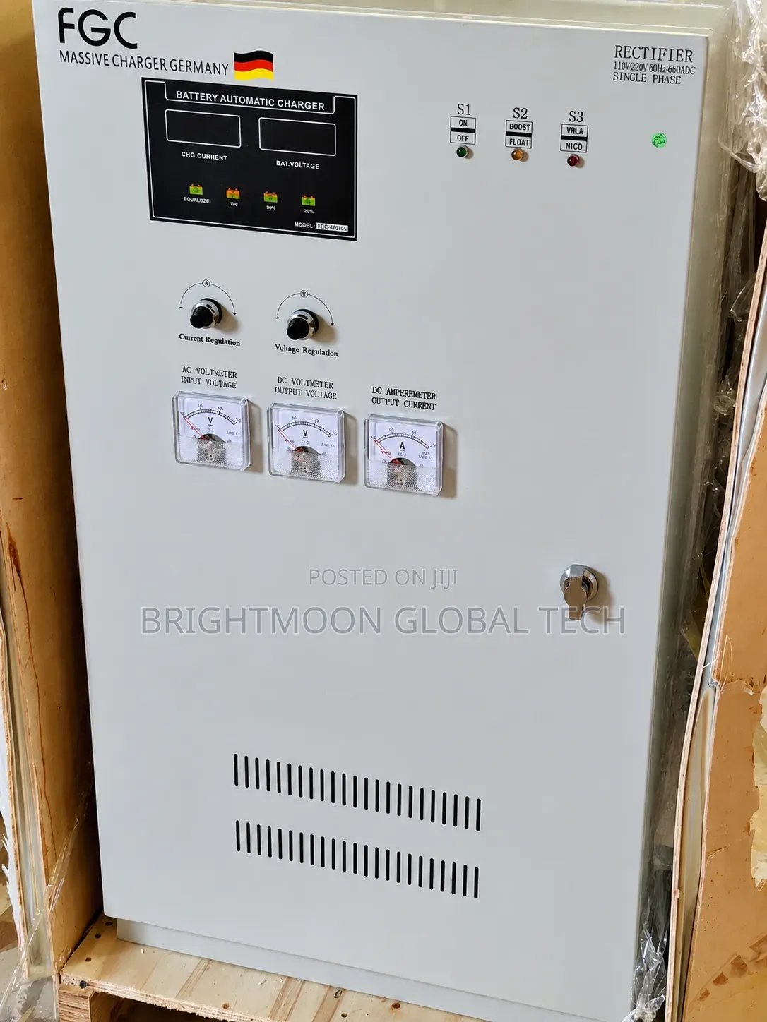 Industrial Battery Charger/Rectifier Panel