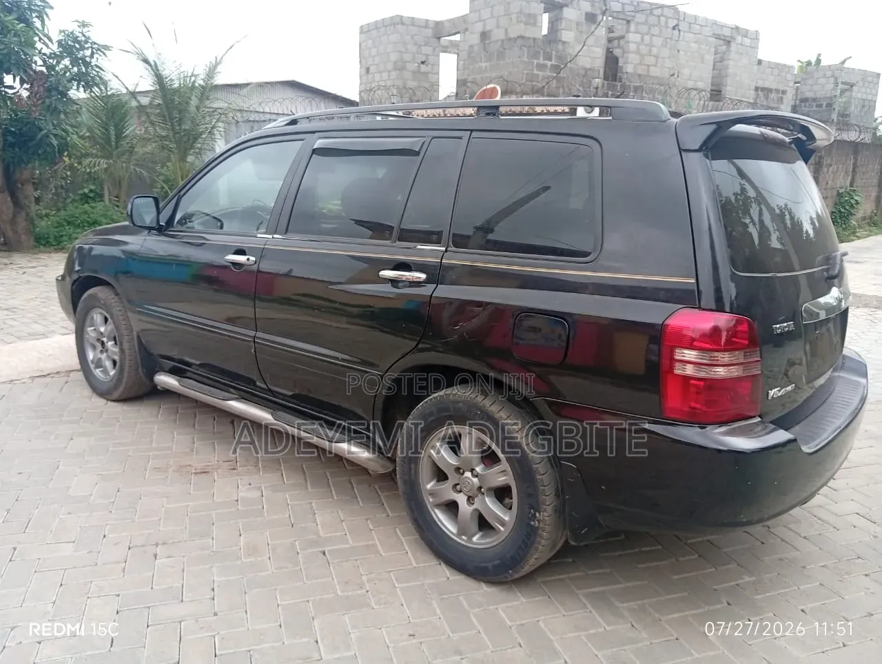 Toyota Highlander 2002 Black