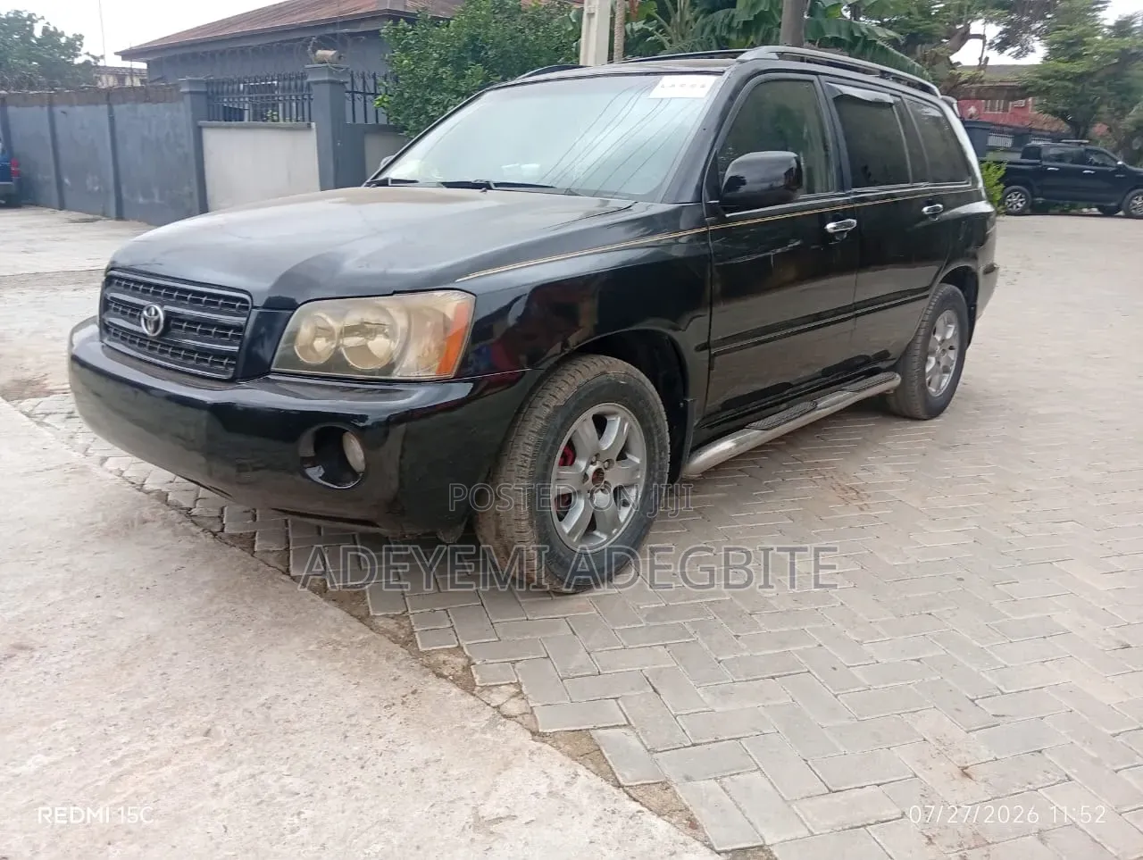 Toyota Highlander 2002 Black