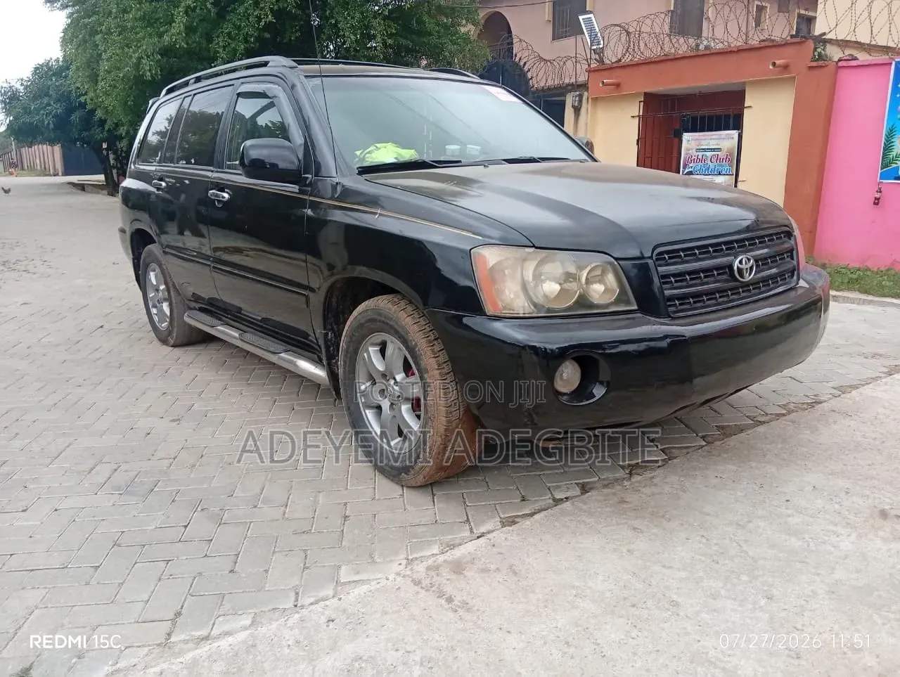 Toyota Highlander 2002 Black