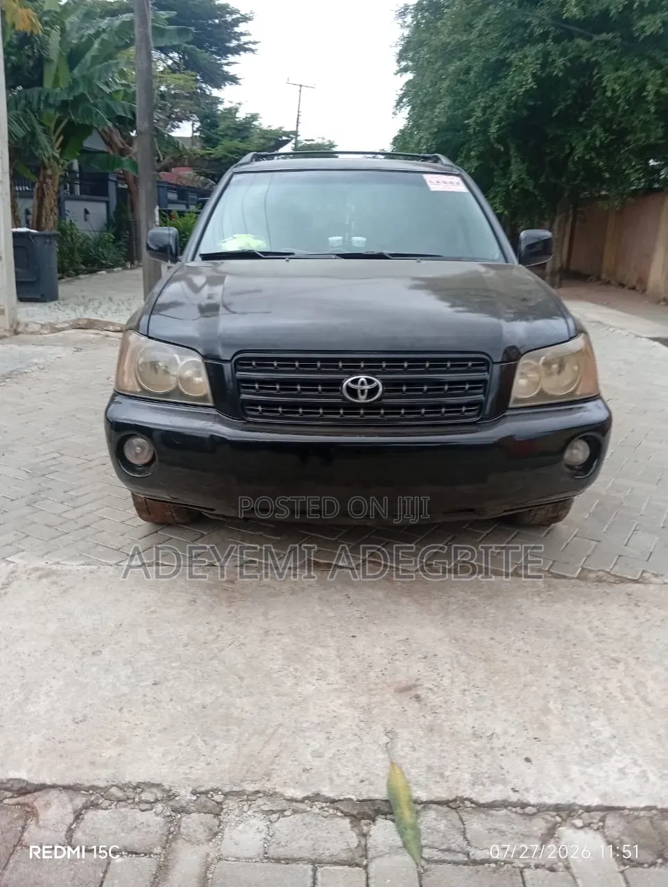 Toyota Highlander 2002 Black