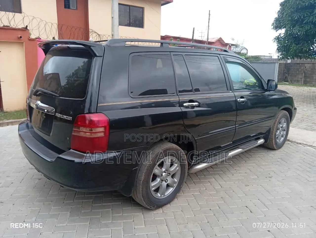 Toyota Highlander 2002 Black