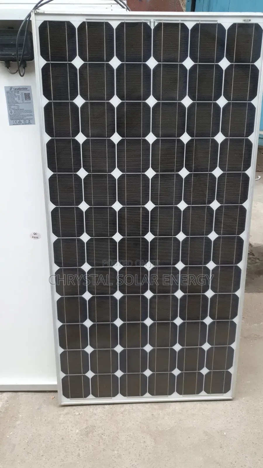 Canadian Mono Crystal Solar Panel by 72 Cell