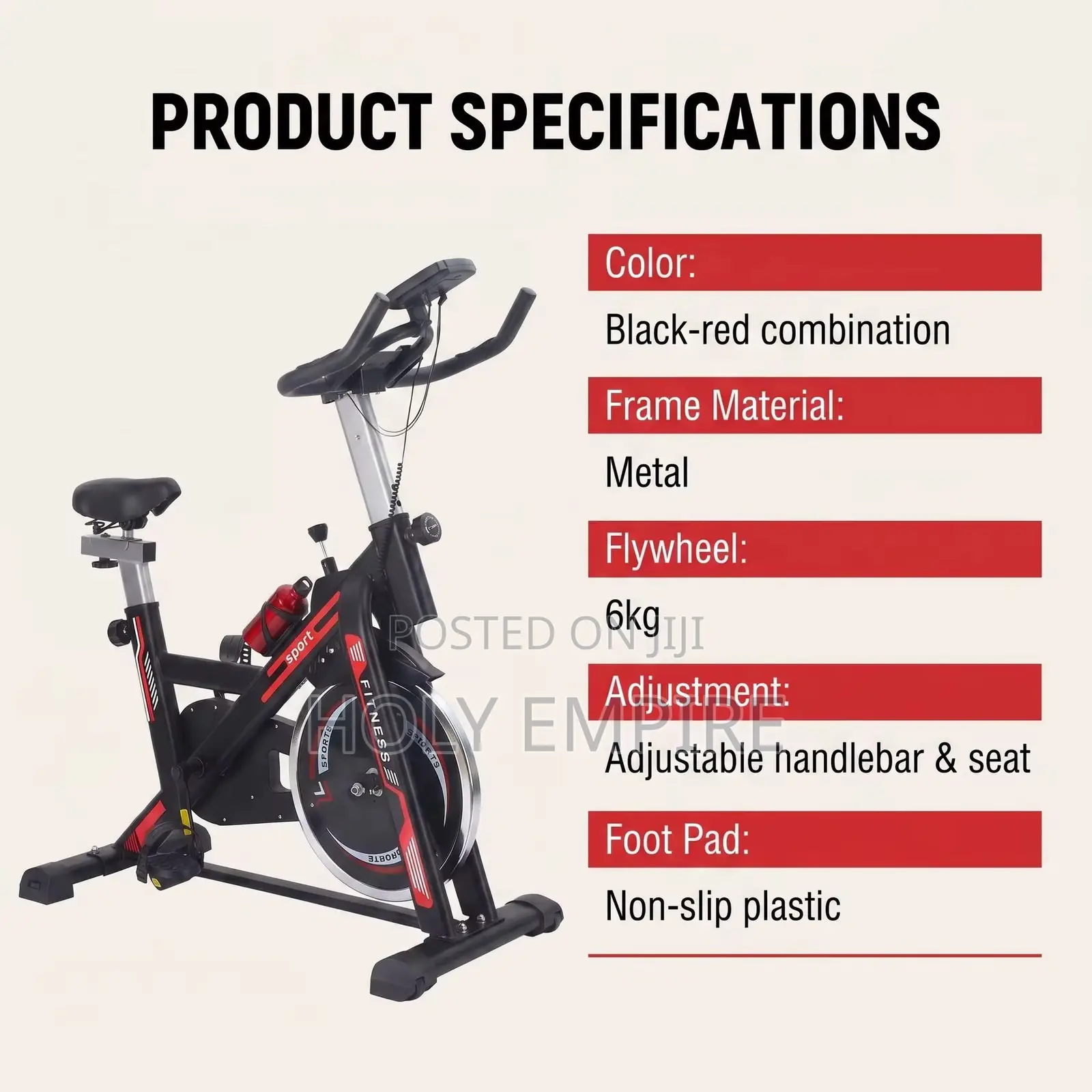 Home Fitness Exercise Spinning Bike Cycling