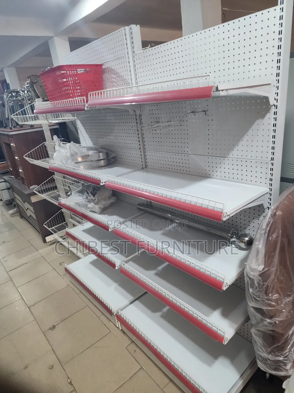 Imported High Quality Single Supermarket Shelf.