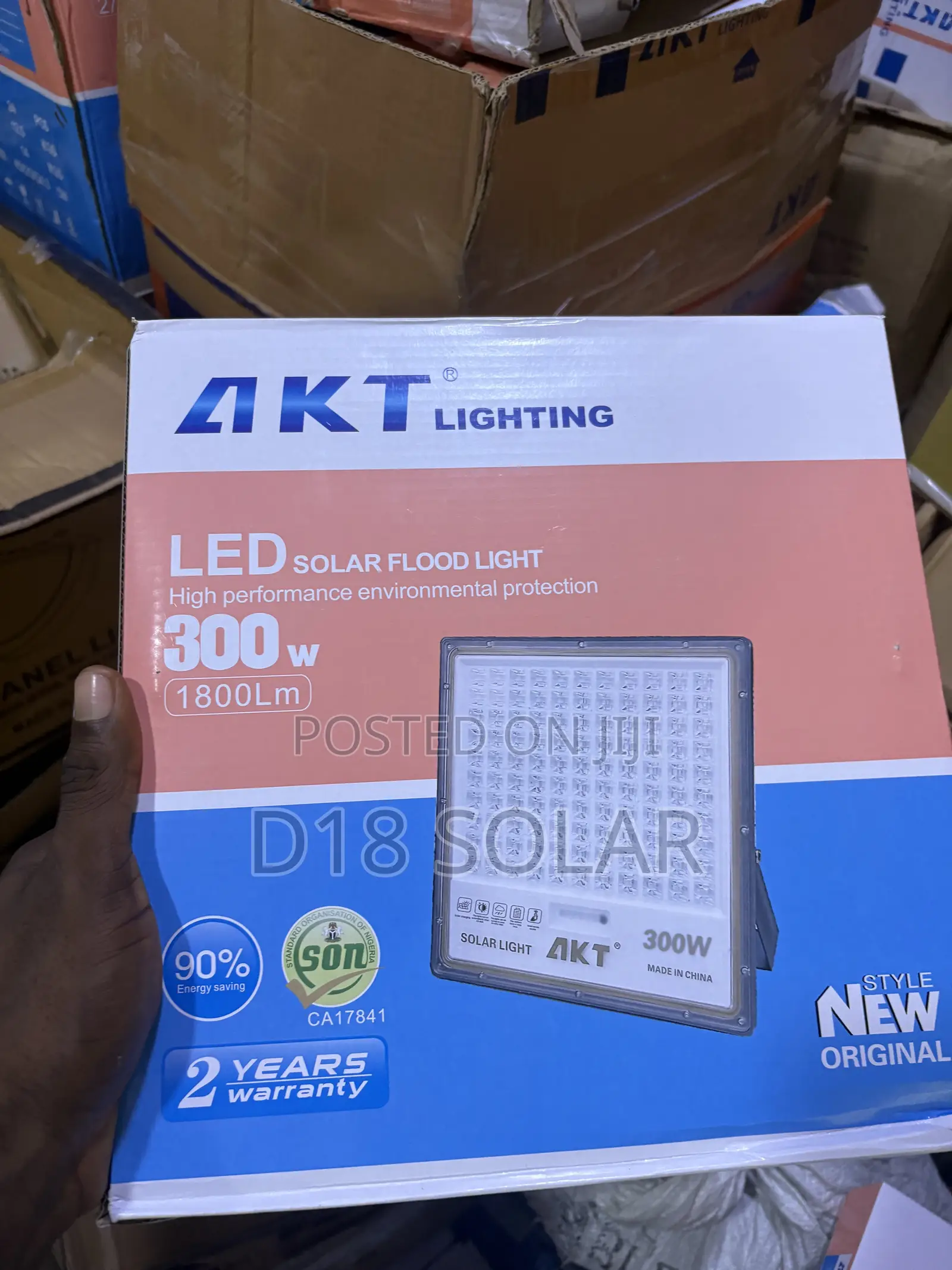 AKT 300w Solar Flood Light With Separate Panels