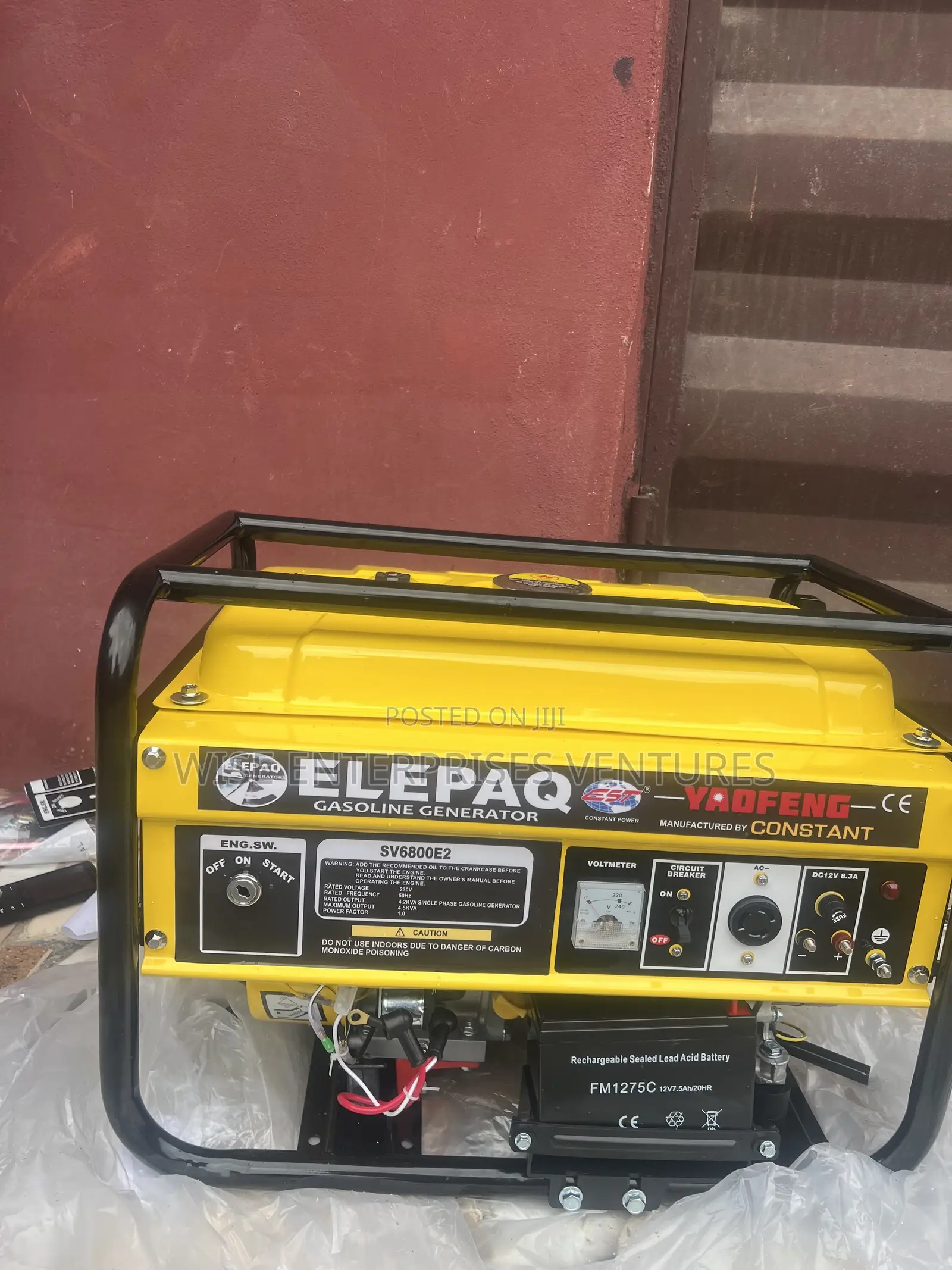 Elepaq Constant Generator Key Starter 4.5kva