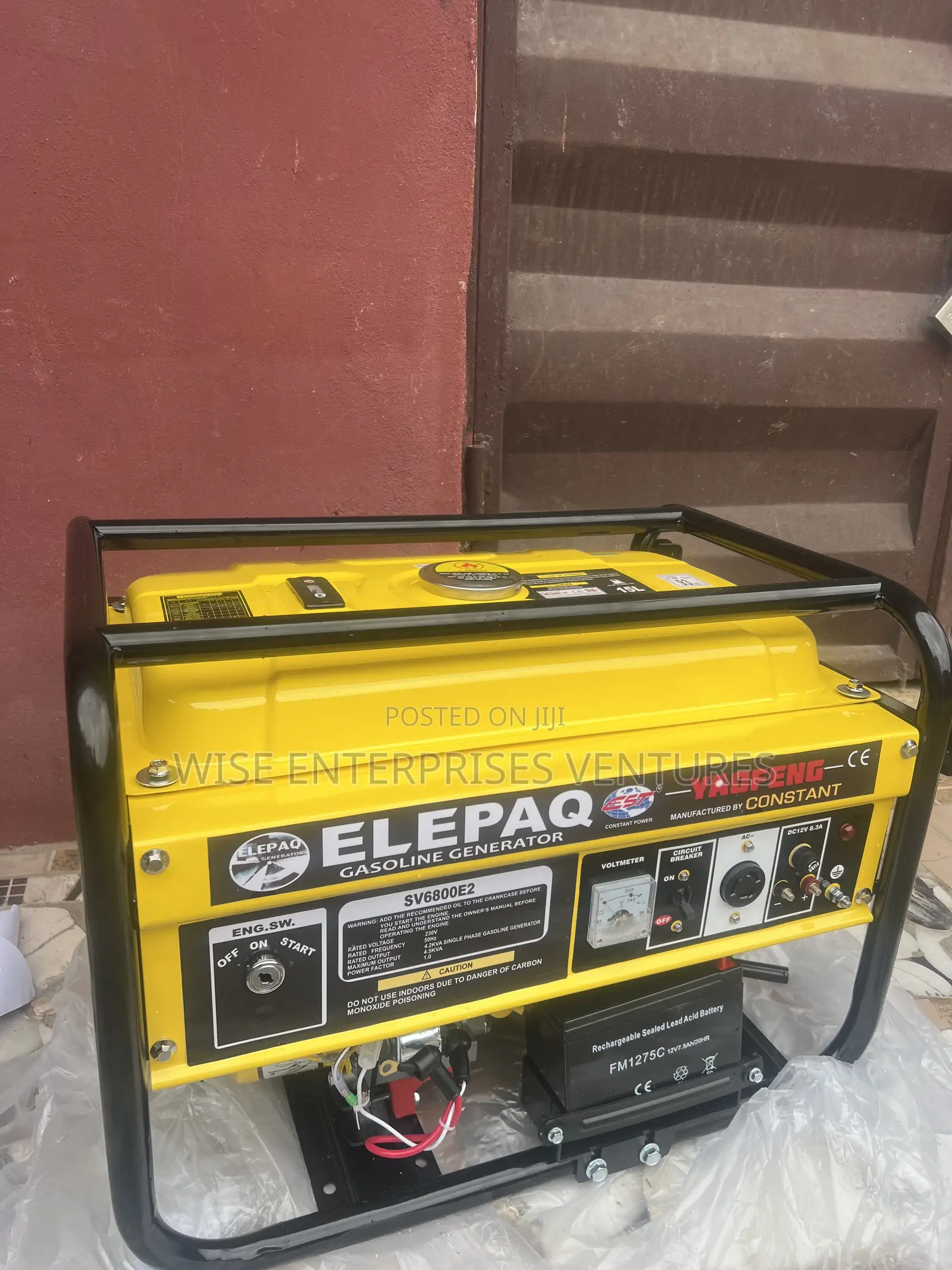 Elepaq Constant Generator Key Starter 4.5kva