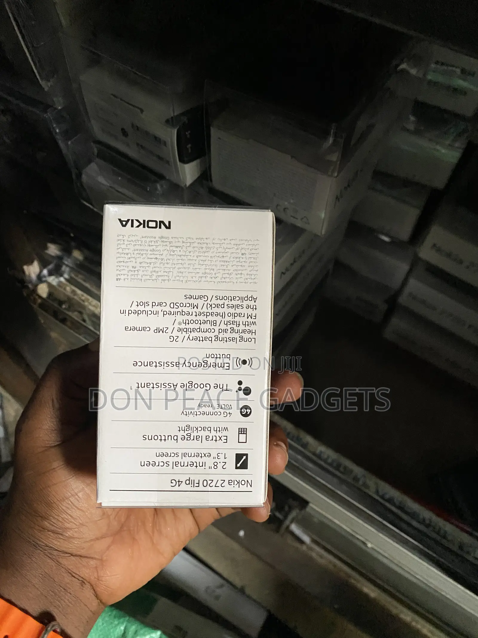 New Nokia 2720 Flip 512 GB Black
