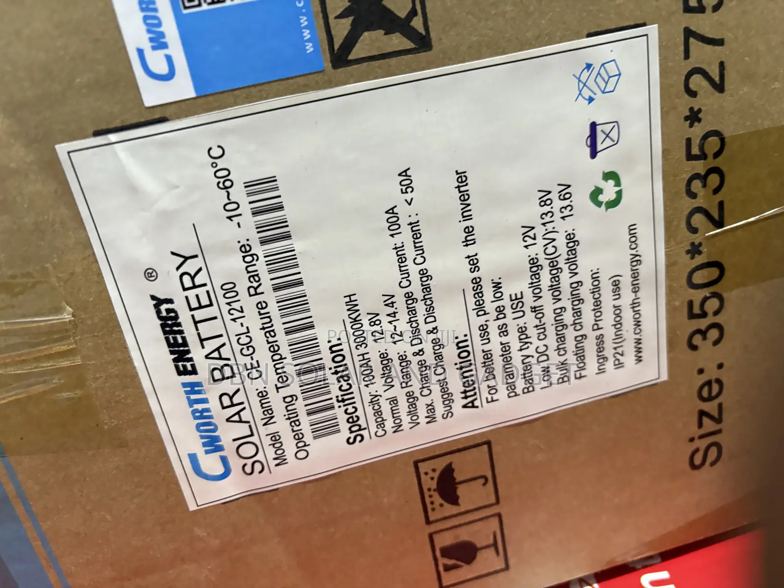 300a 12v Cworth Solar Lithium Ion Battery Very Good Quality