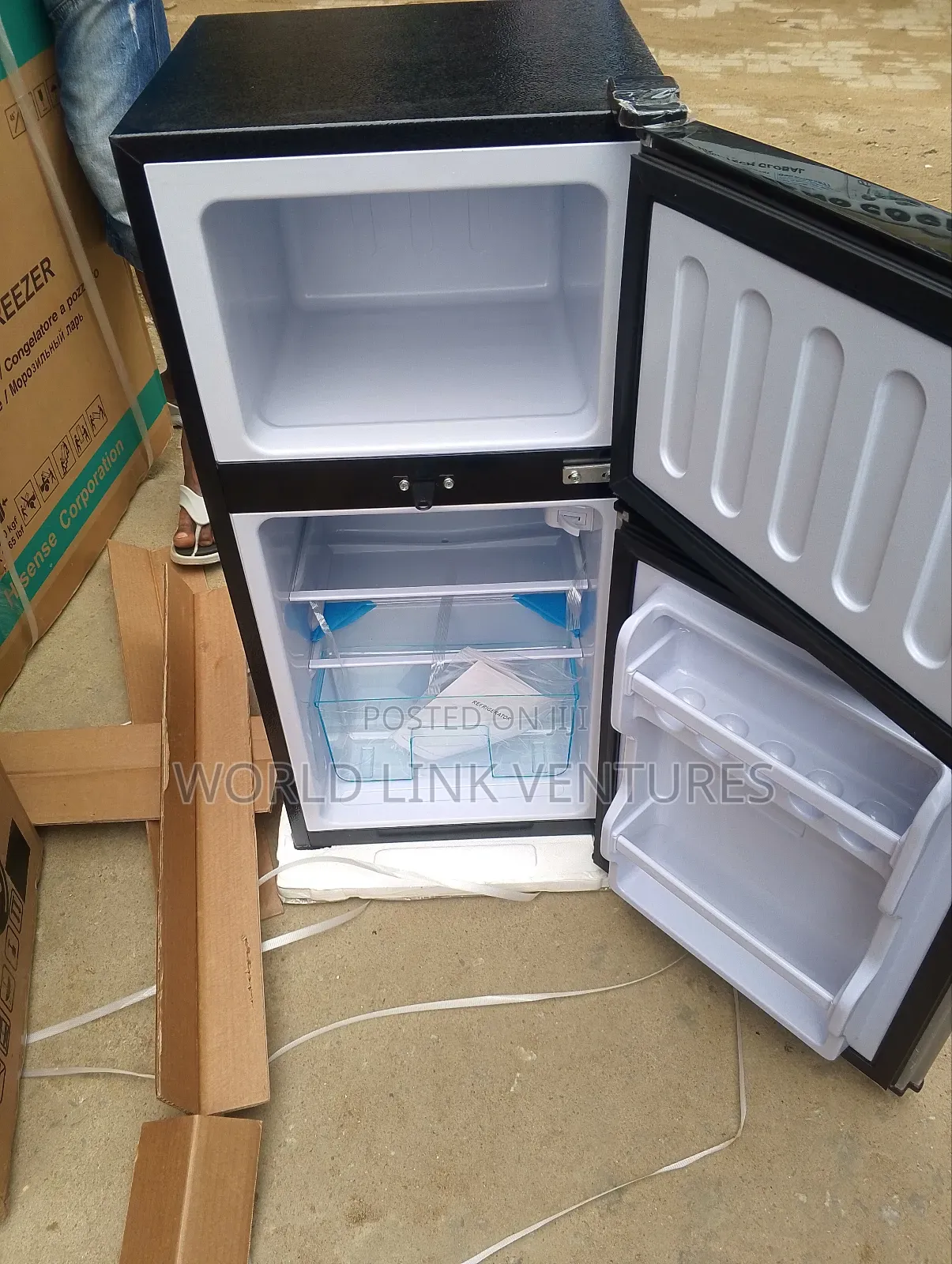 LG Table Top Fridge Double Door Faster Freezing and Low Defrost