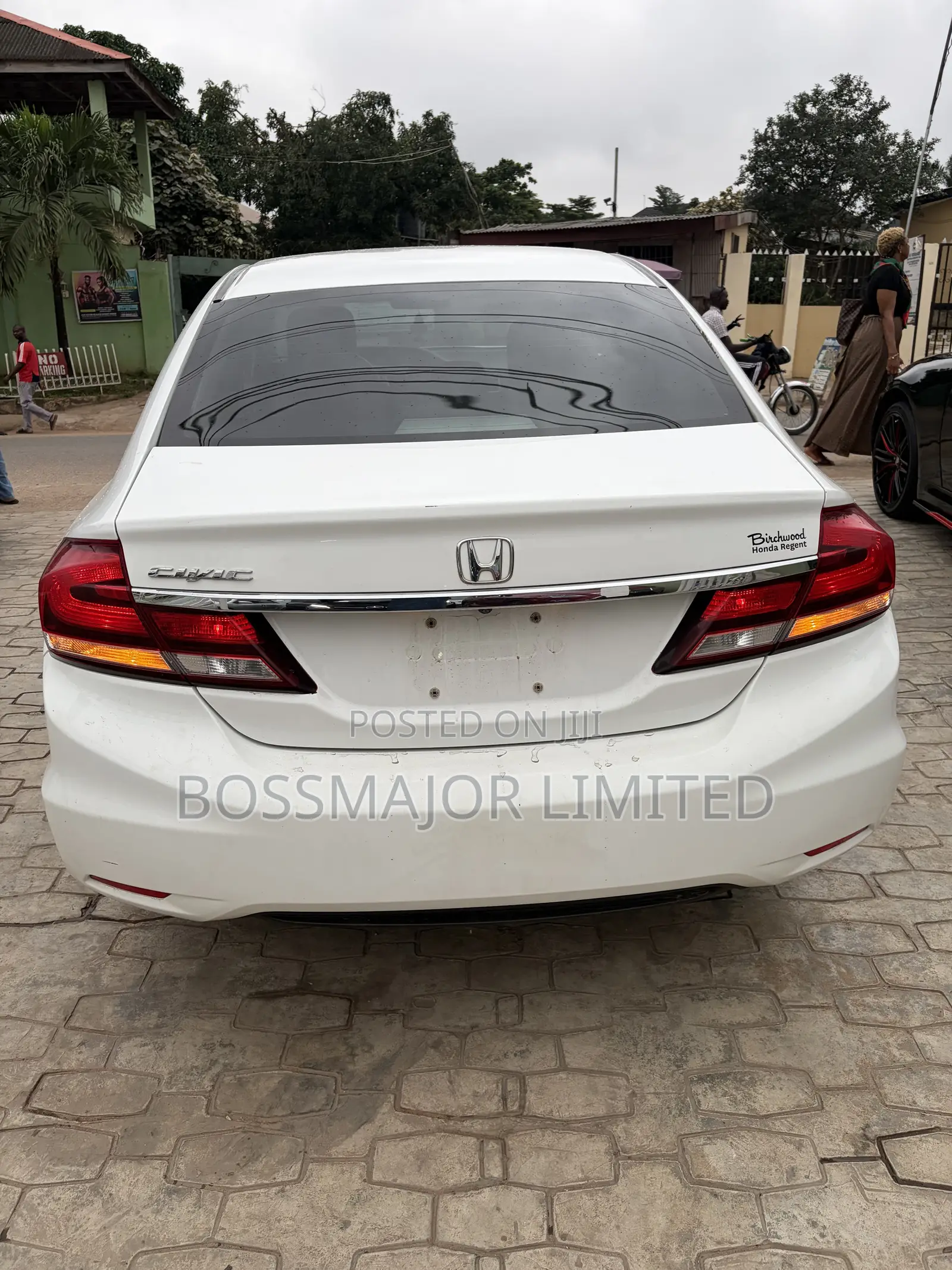 Honda Civic EX-L 4dr Sedan w/Nav (1.8L 4cyl CVT) 2014 White