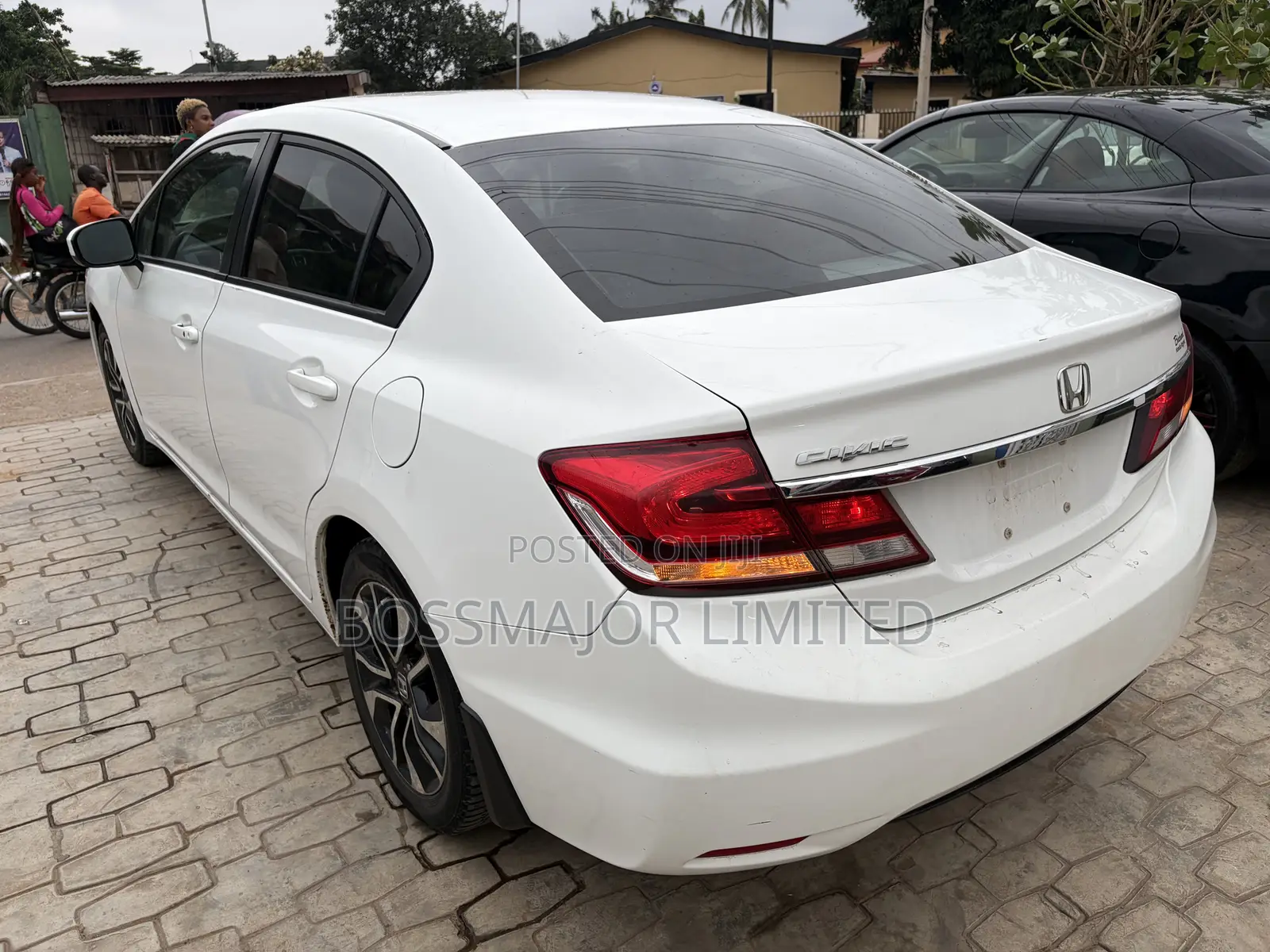Honda Civic EX-L 4dr Sedan w/Nav (1.8L 4cyl CVT) 2014 White