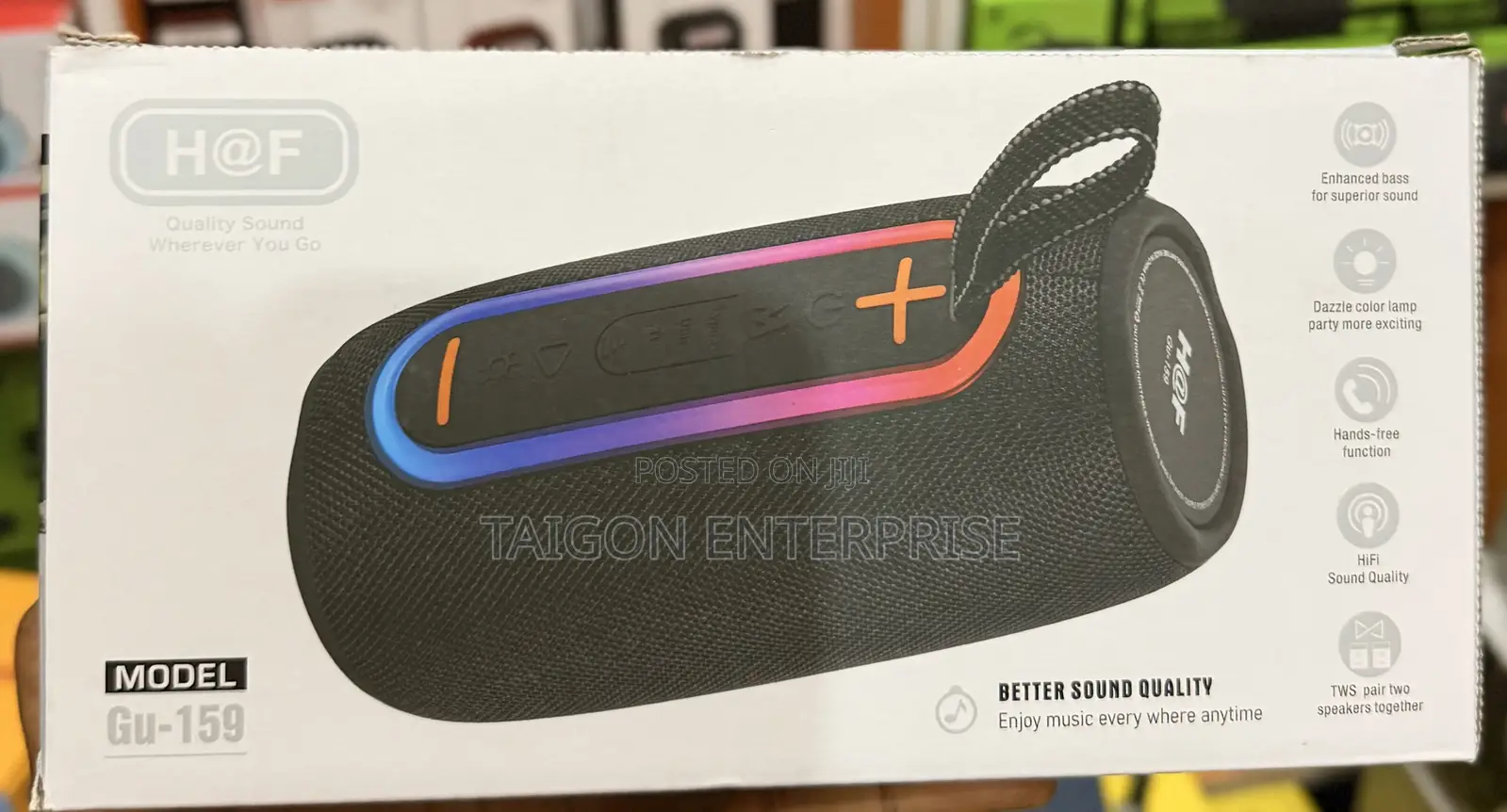 HOF GU-159 Wireless Portable Bluetooth Speaker