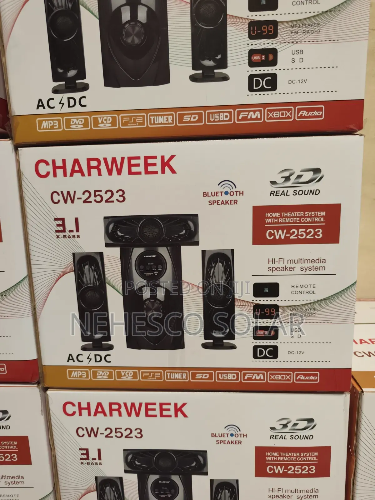 Charweek AC/DC Sound System – Powerful Bass That Fills Every Room
