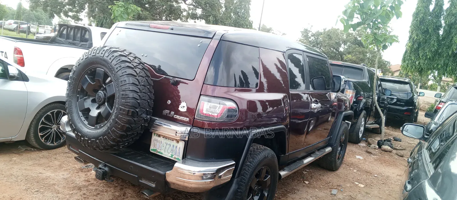 Toyota FJ Cruiser 2008 Maroon