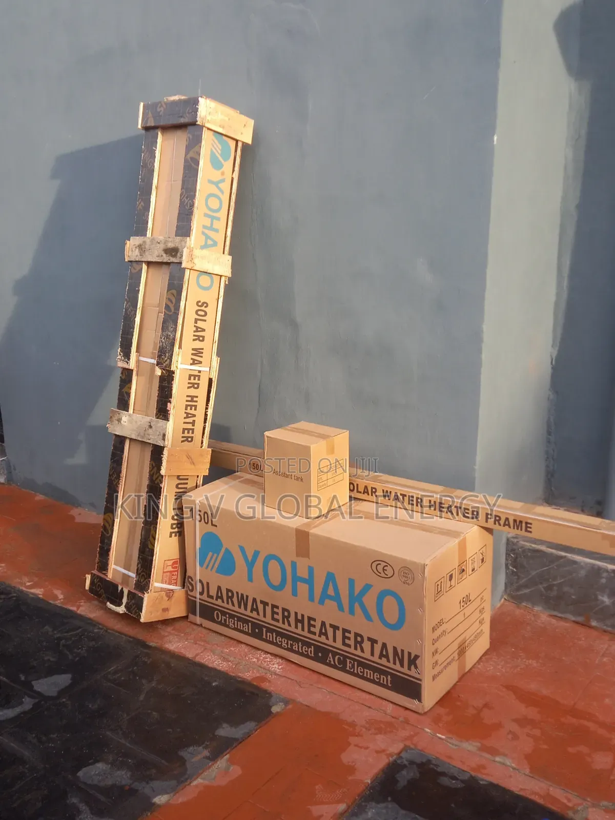 Yohako 150Liters Solar Waterheater Complete Set