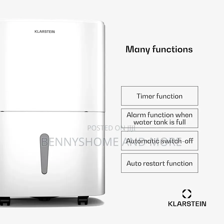 Klarstein Dehumidifer
20l With WiFi Control