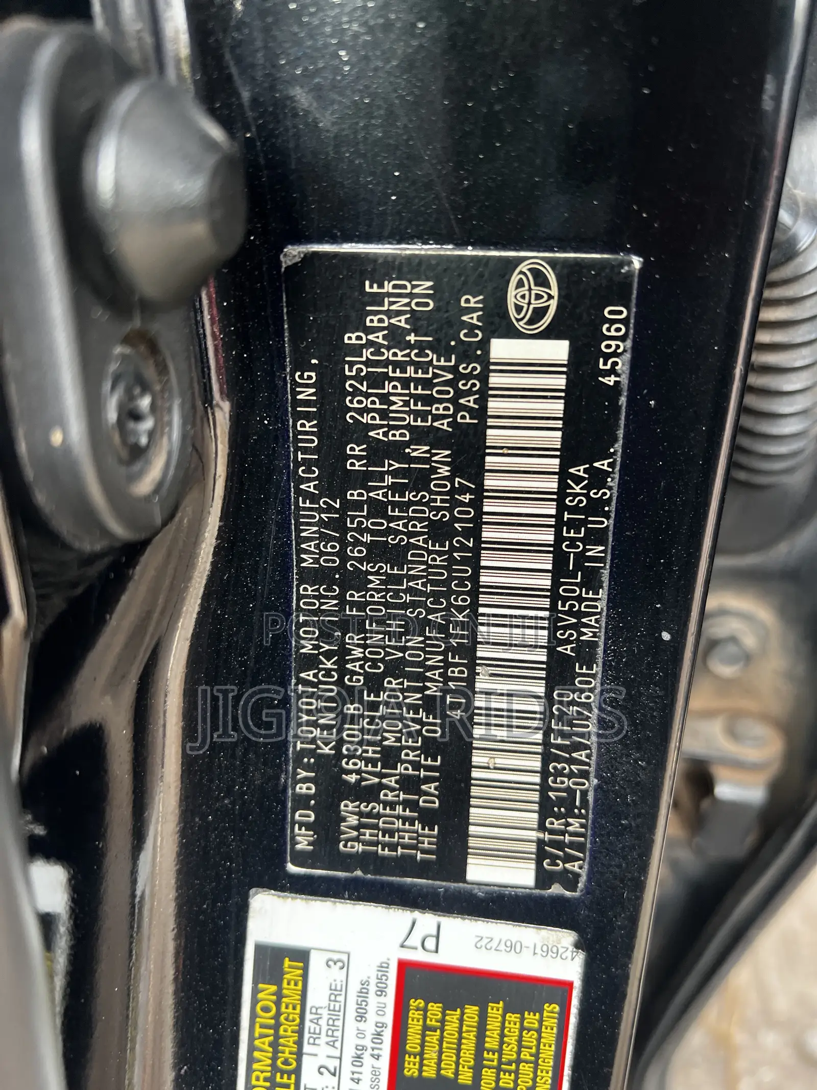 Toyota Camry 2013 Black