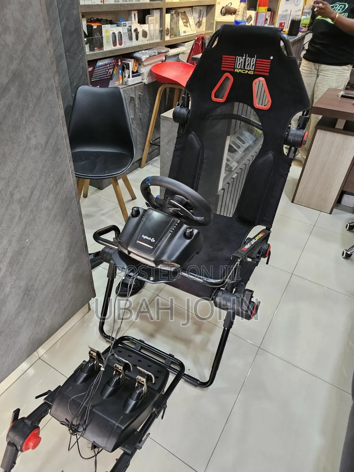 Next Level FGT Lite Racing Cockpit With Wheel, Gearshifter Pedal