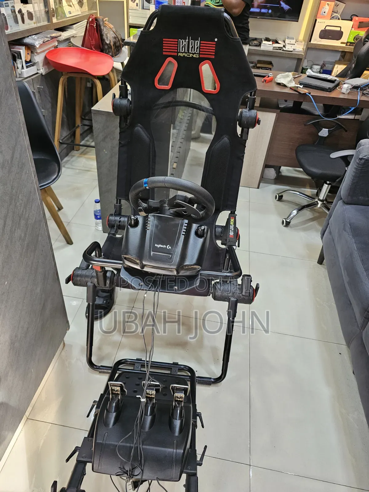 Next Level FGT Lite Racing Cockpit With Wheel, Gearshifter Pedal